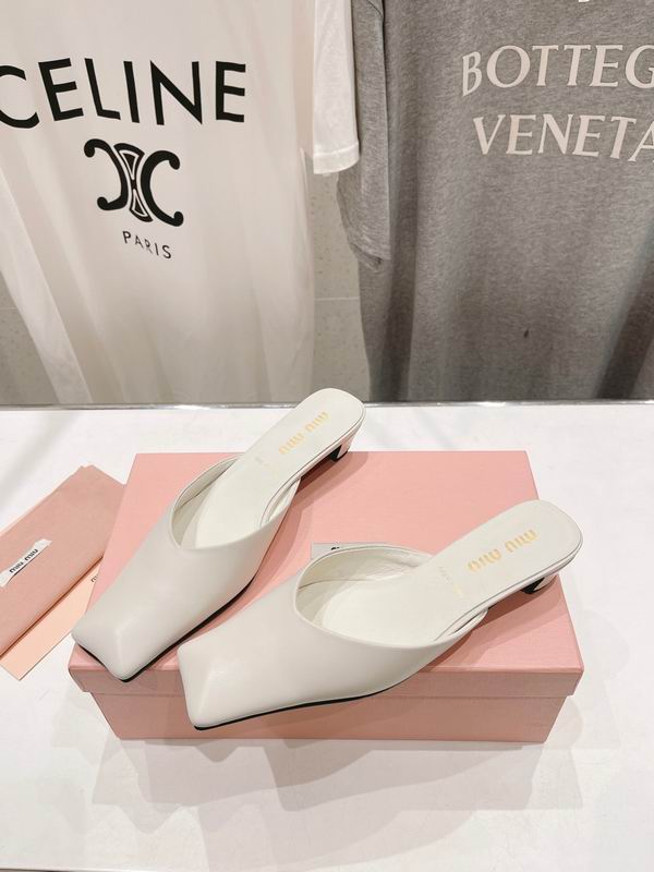 2025 MiuMiu Half Slippers 0629