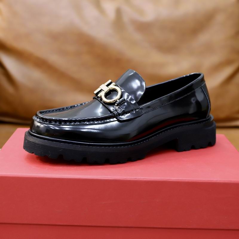 2025 Ferragamo Male Lefu Shoes 0219